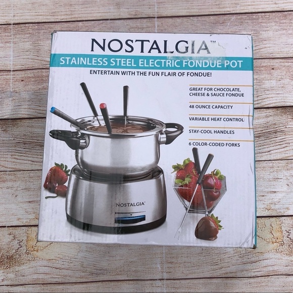 Nostalgia Electrics 8-pc. Fondue Set - Picture 2 of 7